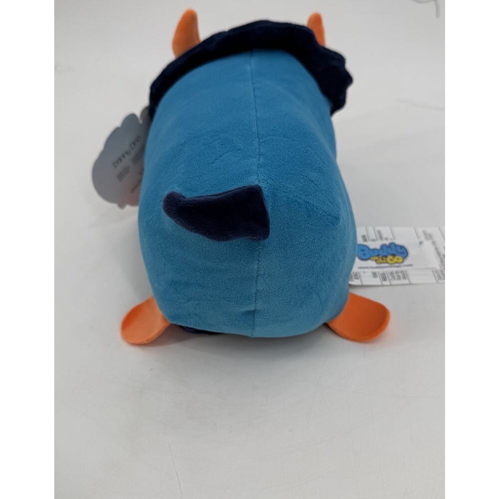 Pillow Pets Buddy On The Go Danny Dino Wearable Plush Blue New - Picture 6 of 10